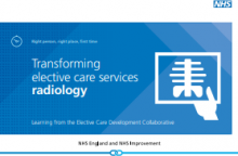 Transforming elective care services radiology: Learning from the Elective Care Development Collaborative
